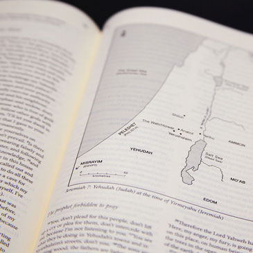 Geographic maps of biblical locations