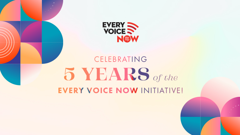 Celebrating 5 Years of the Every Voice Now Initiative!