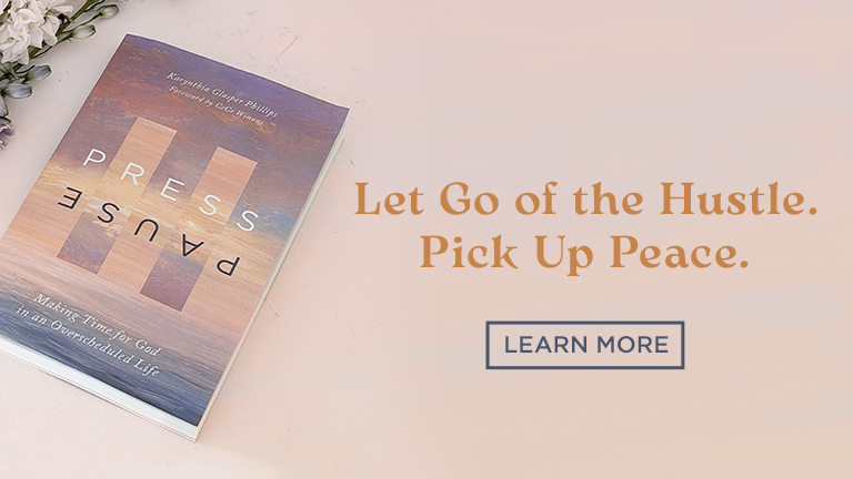 Let Go of the Hustle. Pick Up Peace.